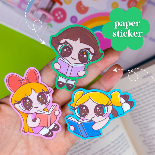 Journaling Paper Sticker - Power Reader SET