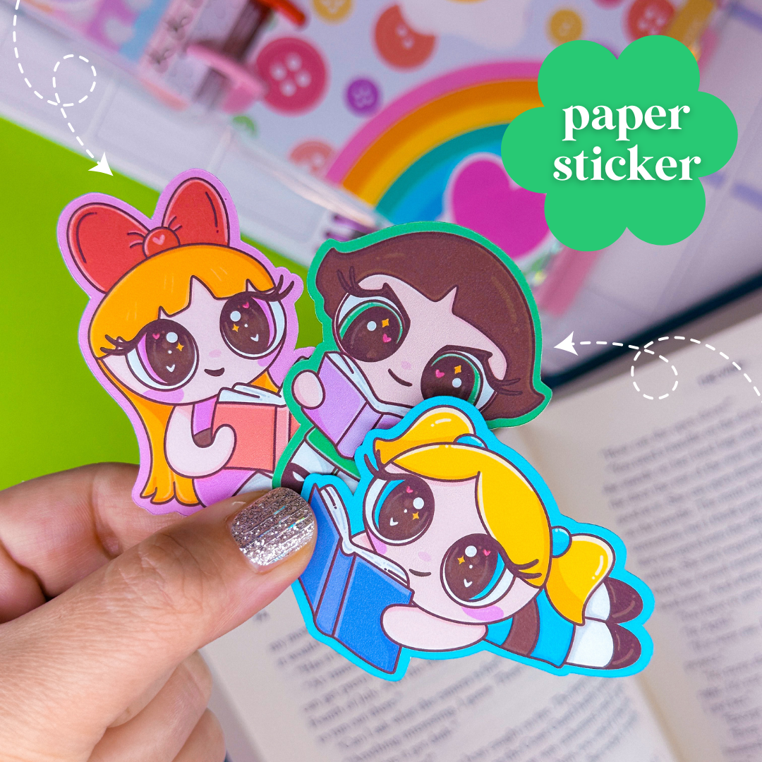 Journaling Paper Sticker - Power Reader SET