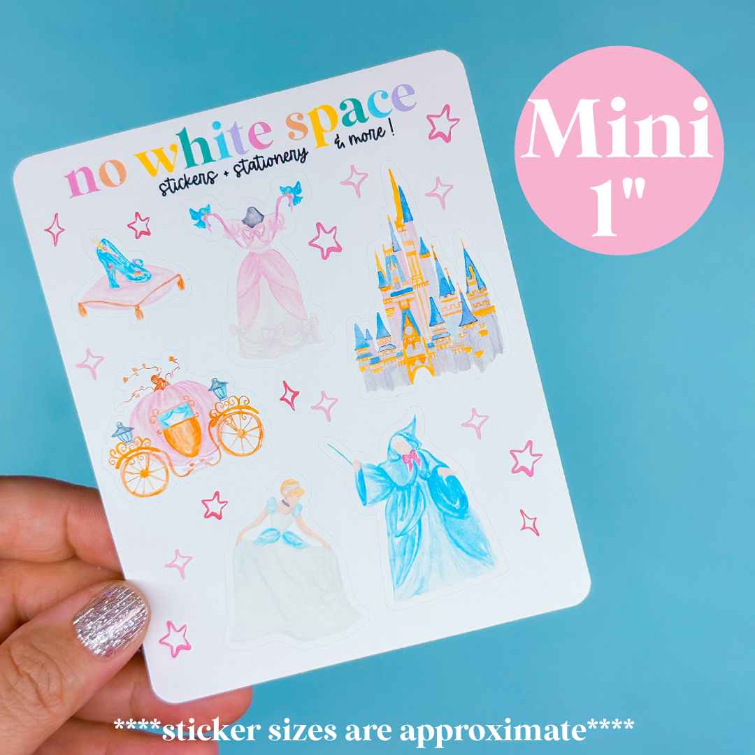 *LIMITED TIME ONLY* Paper Sticker EXTRAS - Cinderella