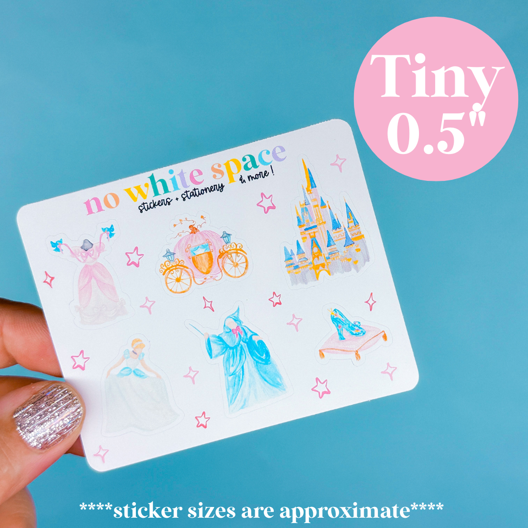 *LIMITED TIME ONLY* Paper Sticker EXTRAS - Cinderella