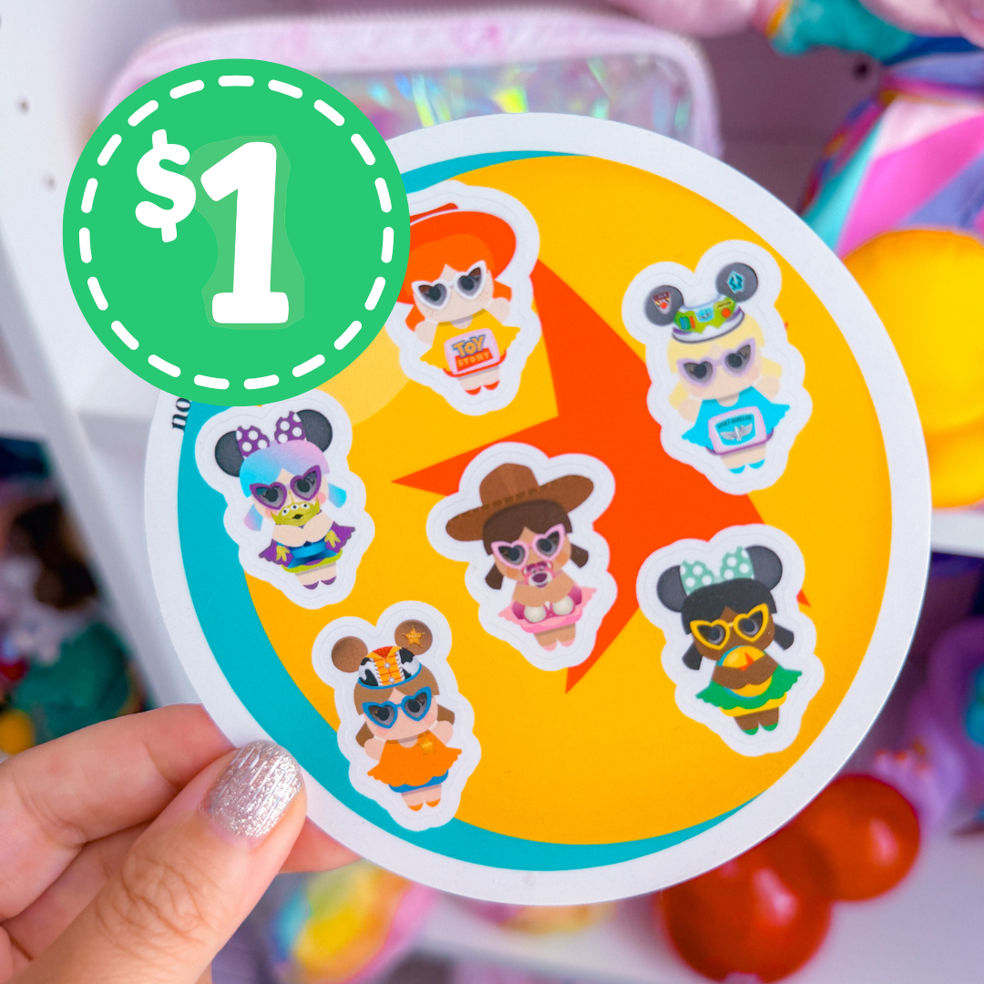$1 SALE ITEM - Paper Sticker Sampler (Park Day - Andy's Toys)