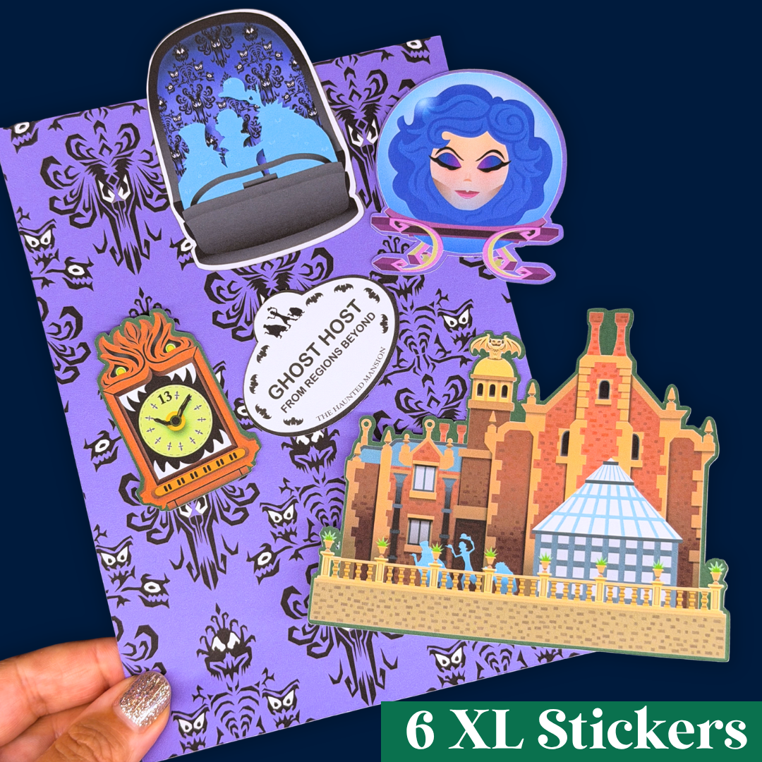 STICKER SCRAP PACK - MINI Haunted Mansion