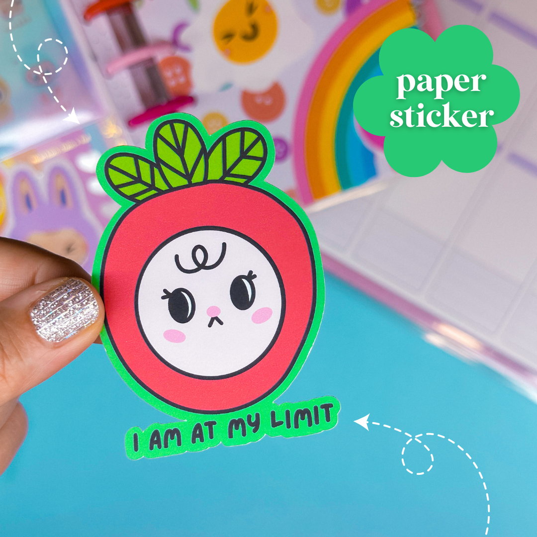 Journaling Paper Sticker - Funny Bunny
