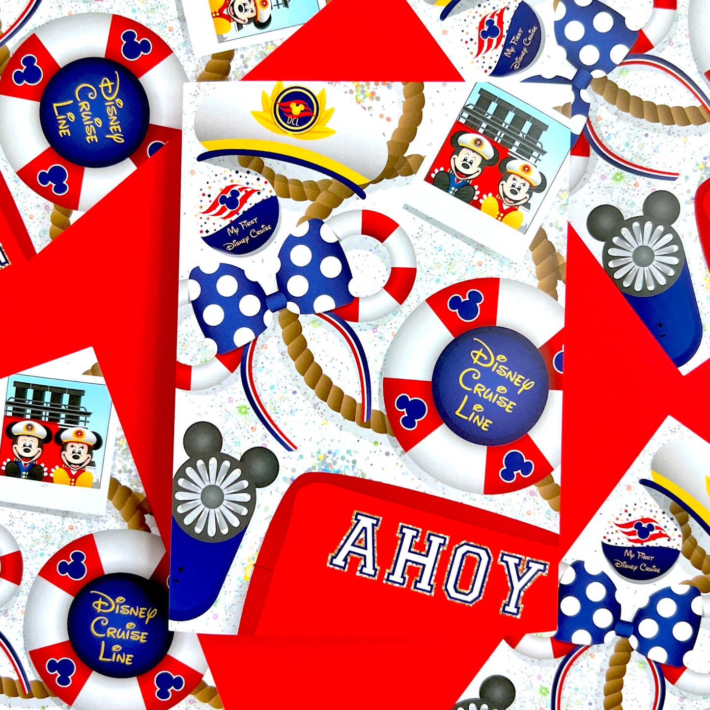 *DIGITAL DOWNLOAD ONLY* Original Flatlay 5x7 - Cruise Line