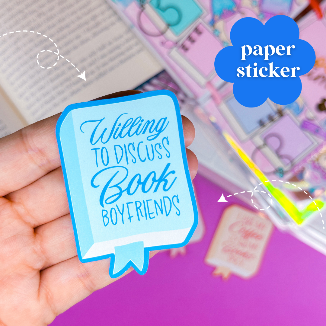 Journaling Paper Sticker - Book Styles