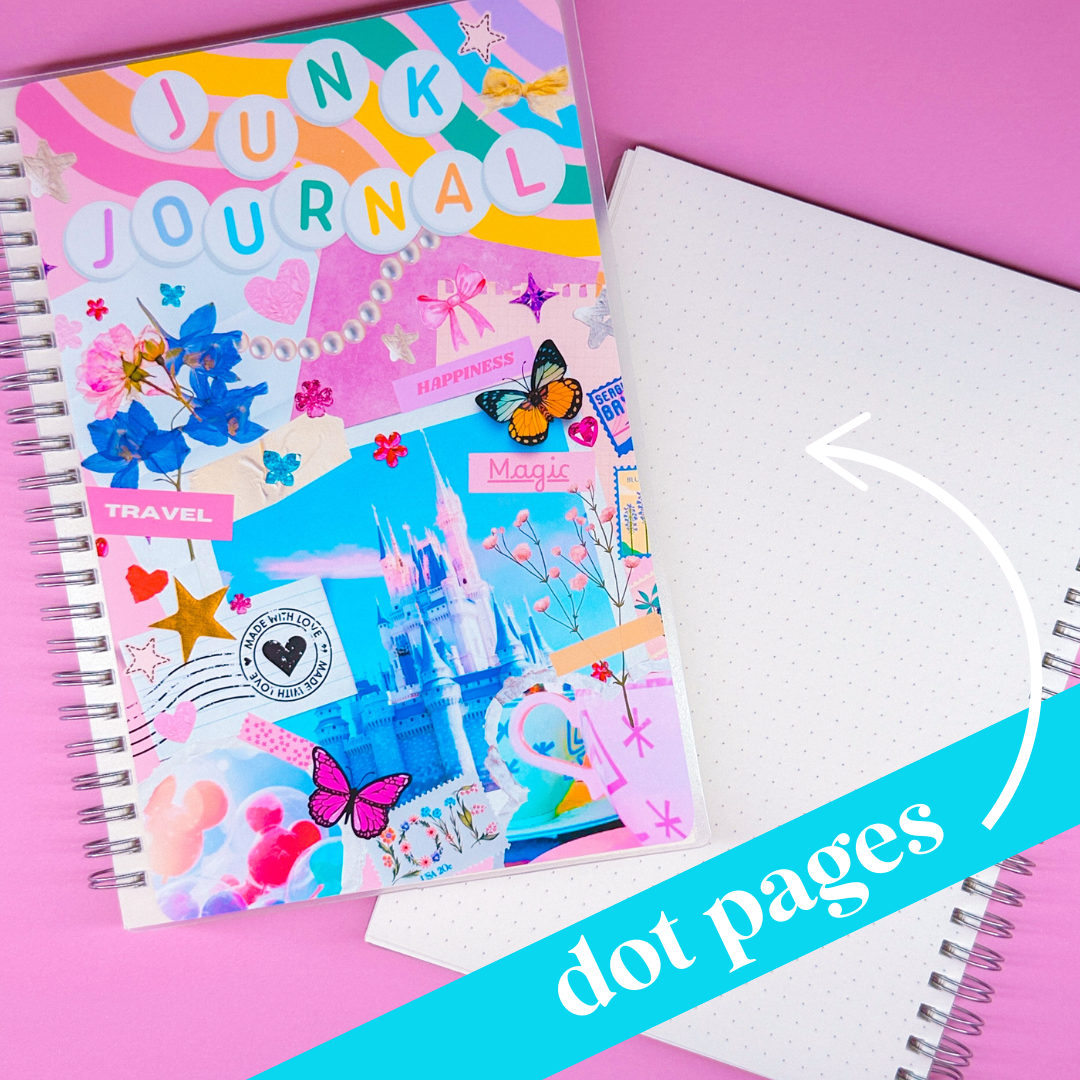 PAPER NOTEBOOK - A5 SIZE - JUNK JOURNAL