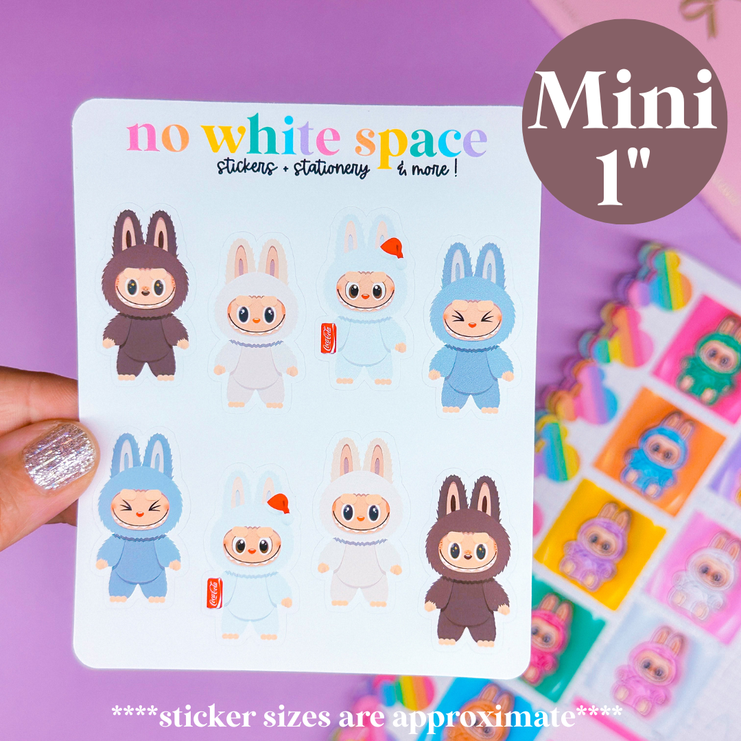 Paper Deco Stickers - Lil' Rainbow Bubus