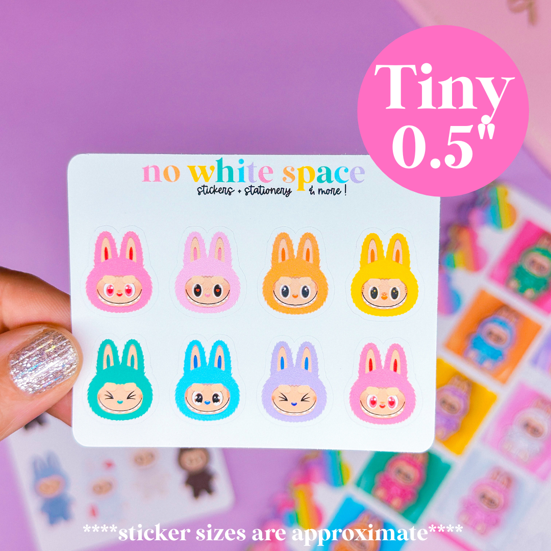 Paper Deco Stickers - Lil' Rainbow Bubus