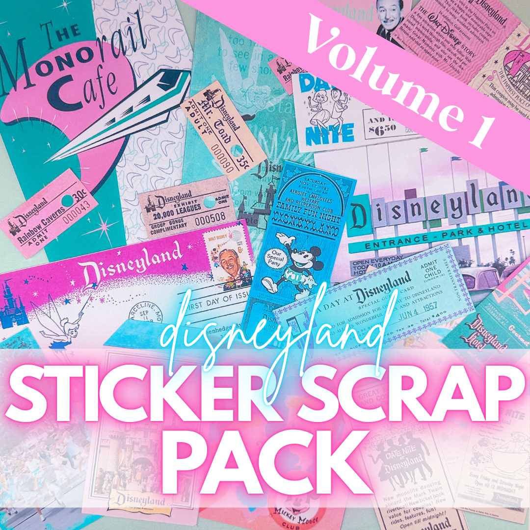 STICKER SCRAP PACK - DL Vintage 1955 (Vol. 1)