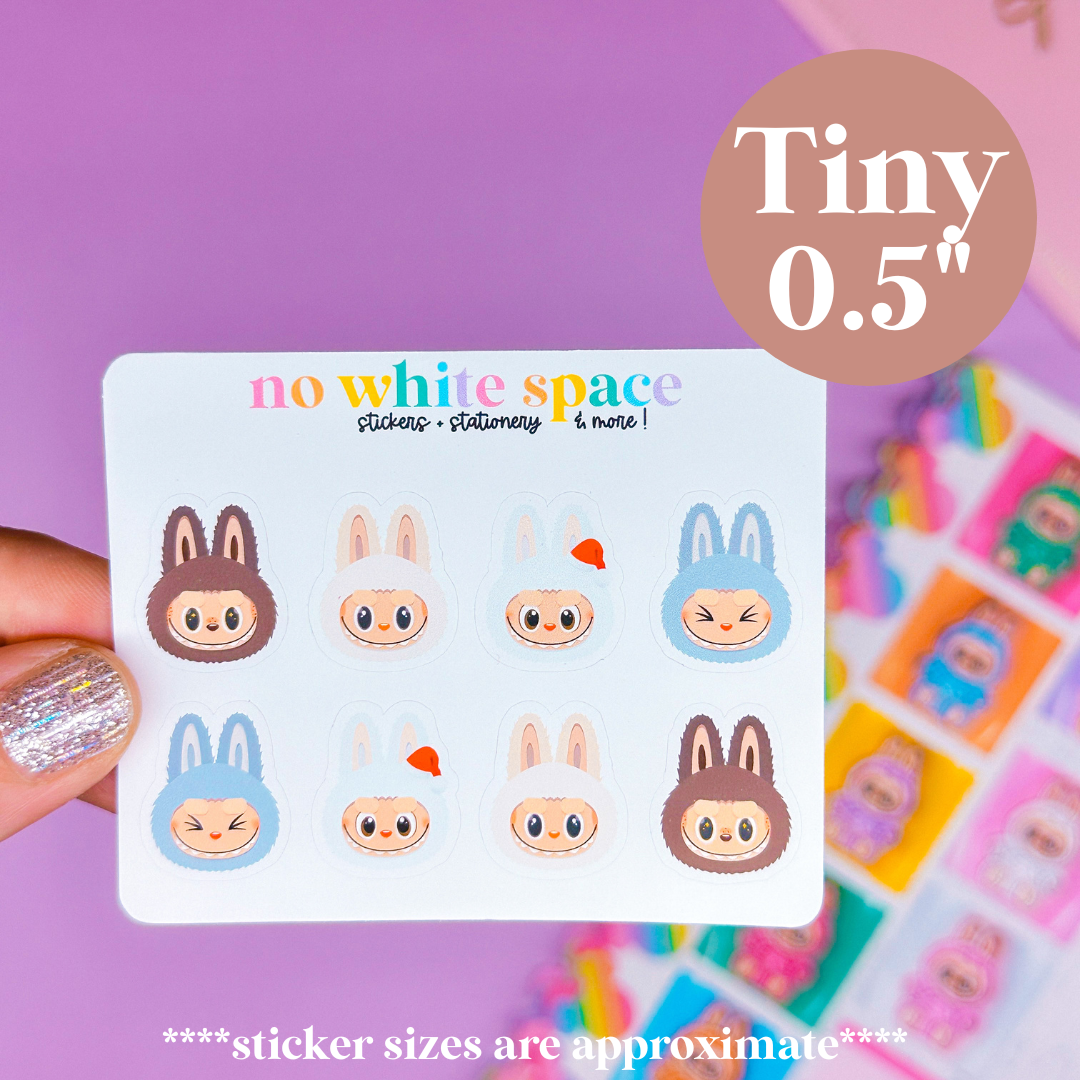 Paper Deco Stickers - Lil' Rainbow Bubus