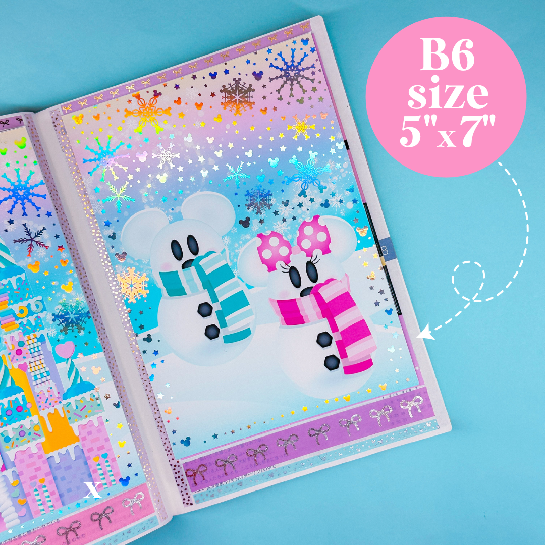 *LIMITED TIME ONLY* FOILED 5x7 Full Page Sticker - Candy Castle