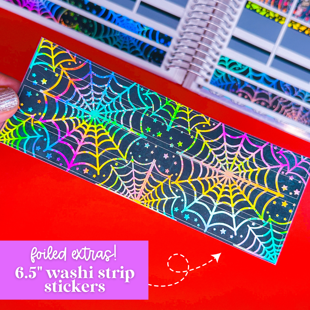 Foiled Washi Strip Stickers - Halloween