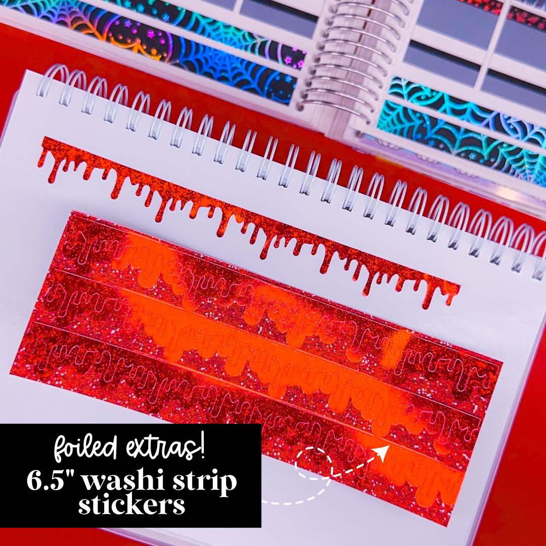 Foiled Washi Strip Stickers - Halloween
