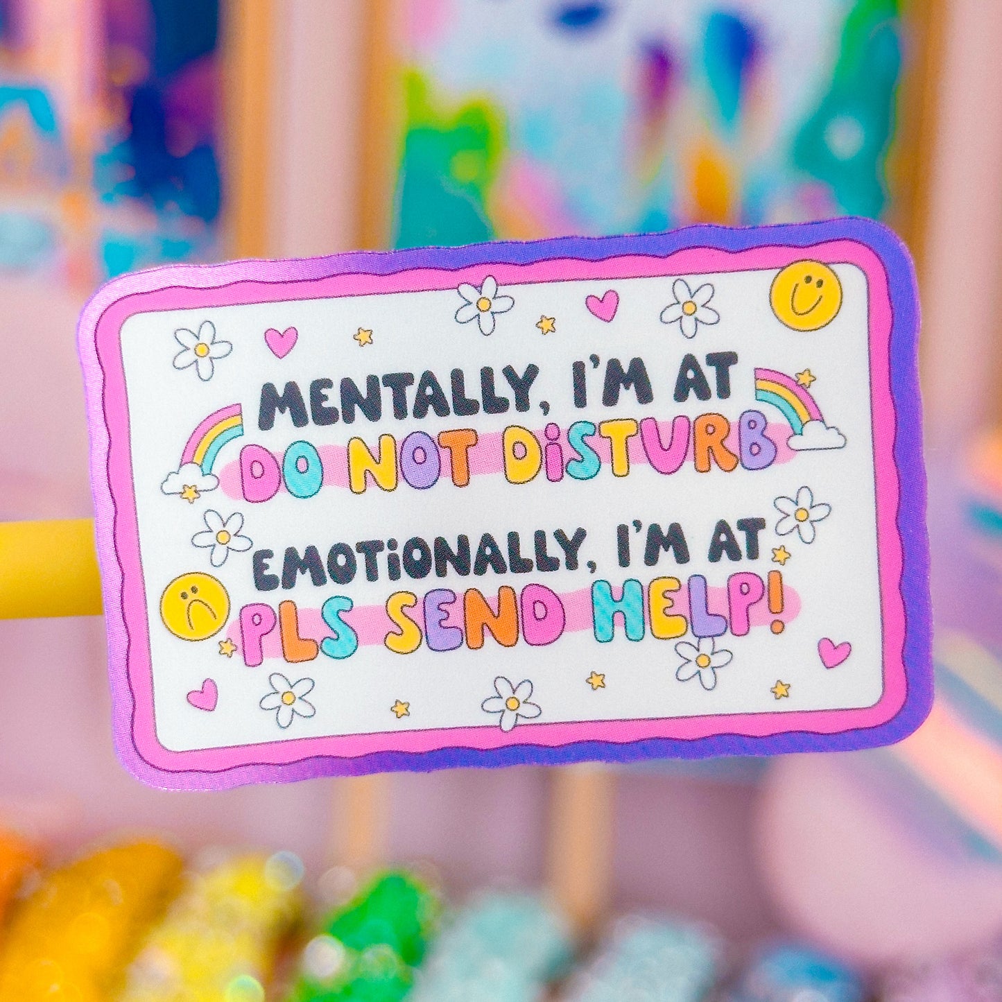 Waterproof Sticker - Pls Send Help