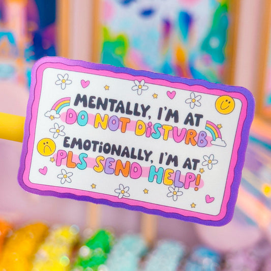 Waterproof Sticker - Pls Send Help