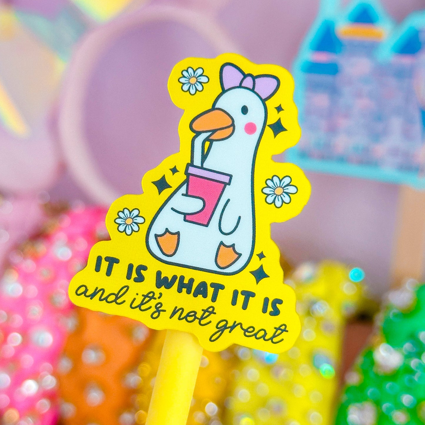 Waterproof Sticker - It's NOT GREAT Goose