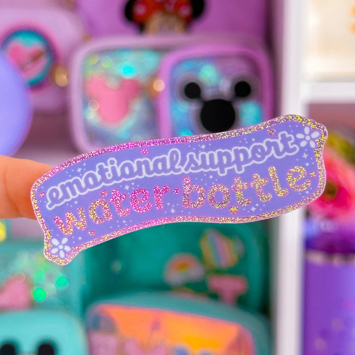 Waterproof Sticker - Emotional Support Water Bottle