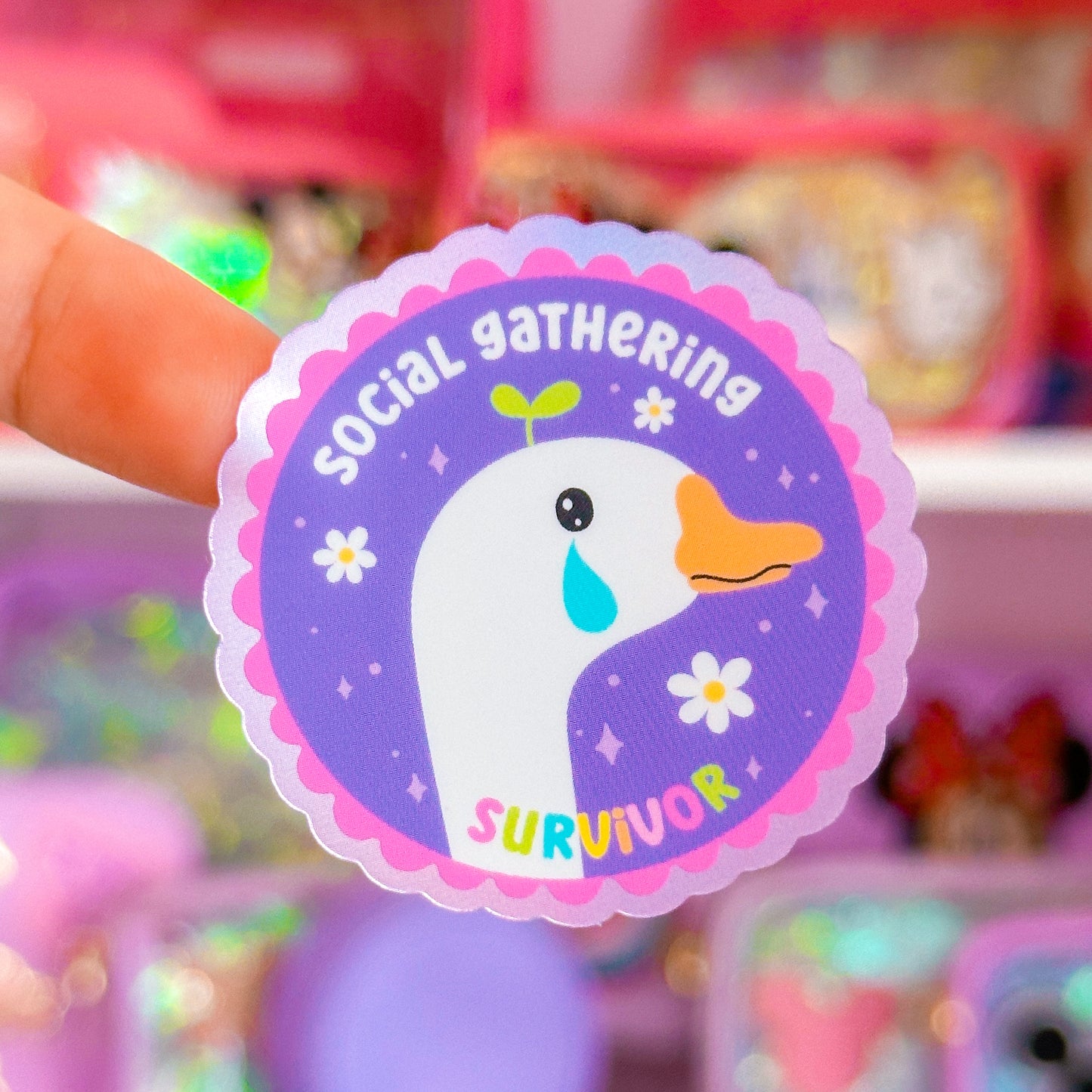 Waterproof Sticker - Survivor (Social Gathering)