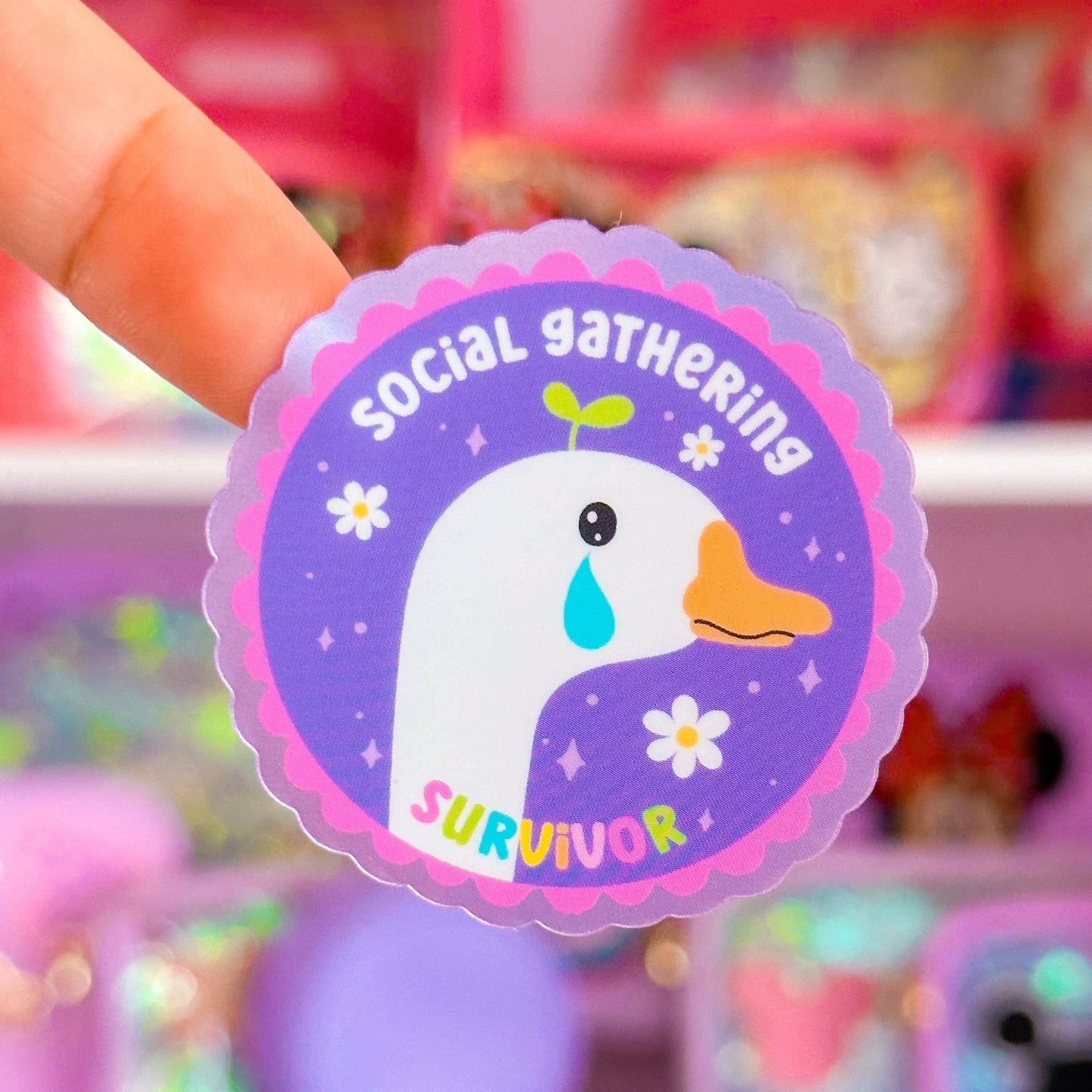 Waterproof Sticker - Survivor (Social Gathering)