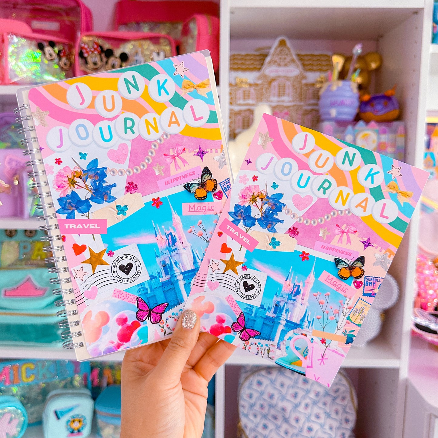 PAPER NOTEBOOK - A5 SIZE - JUNK JOURNAL