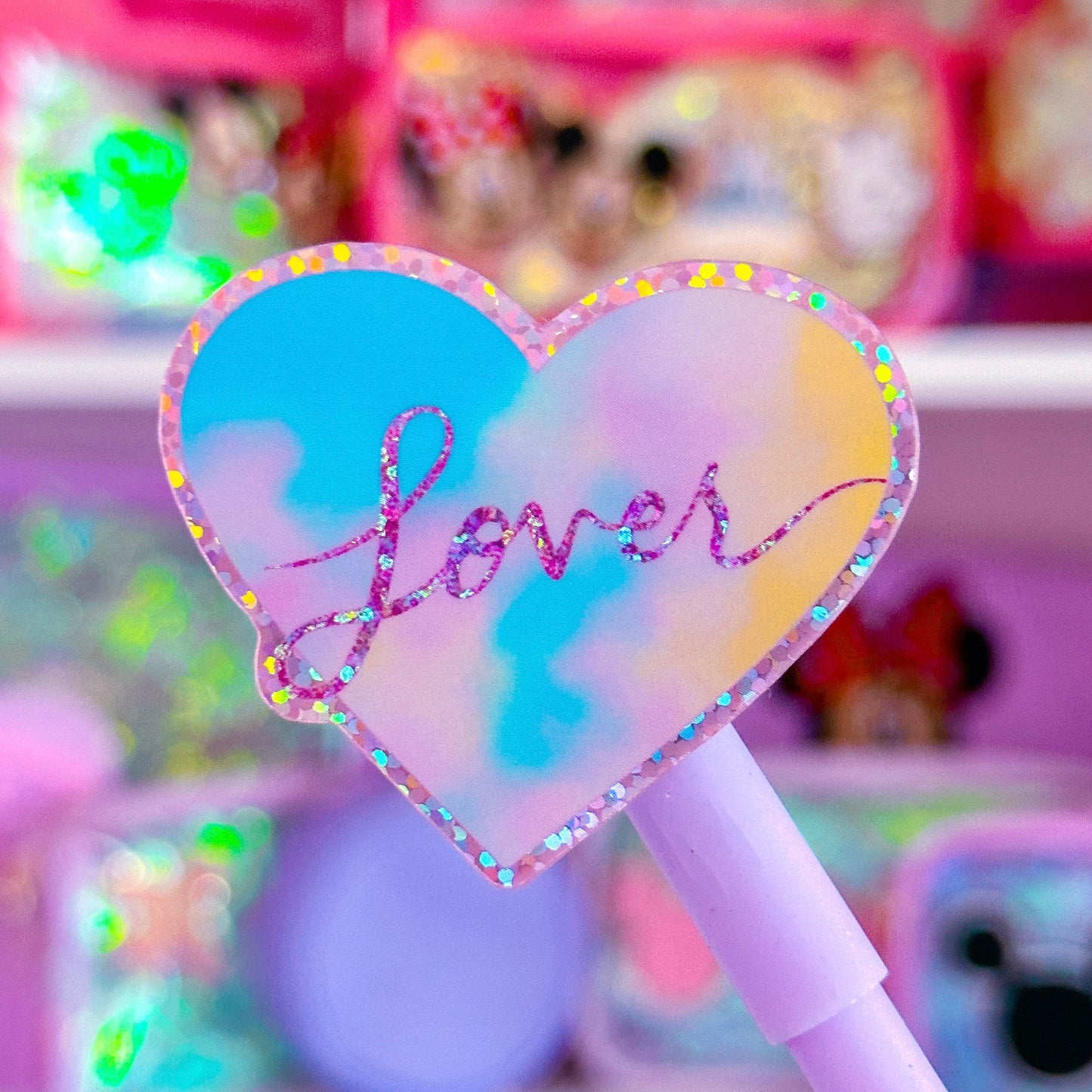 Waterproof Sticker - LOVER Heart