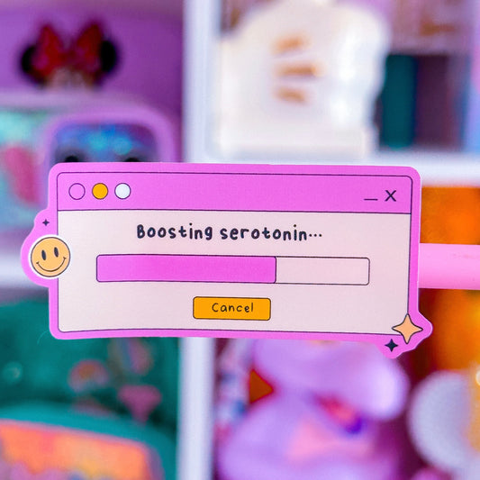Waterproof Sticker - Boosting Serotonin