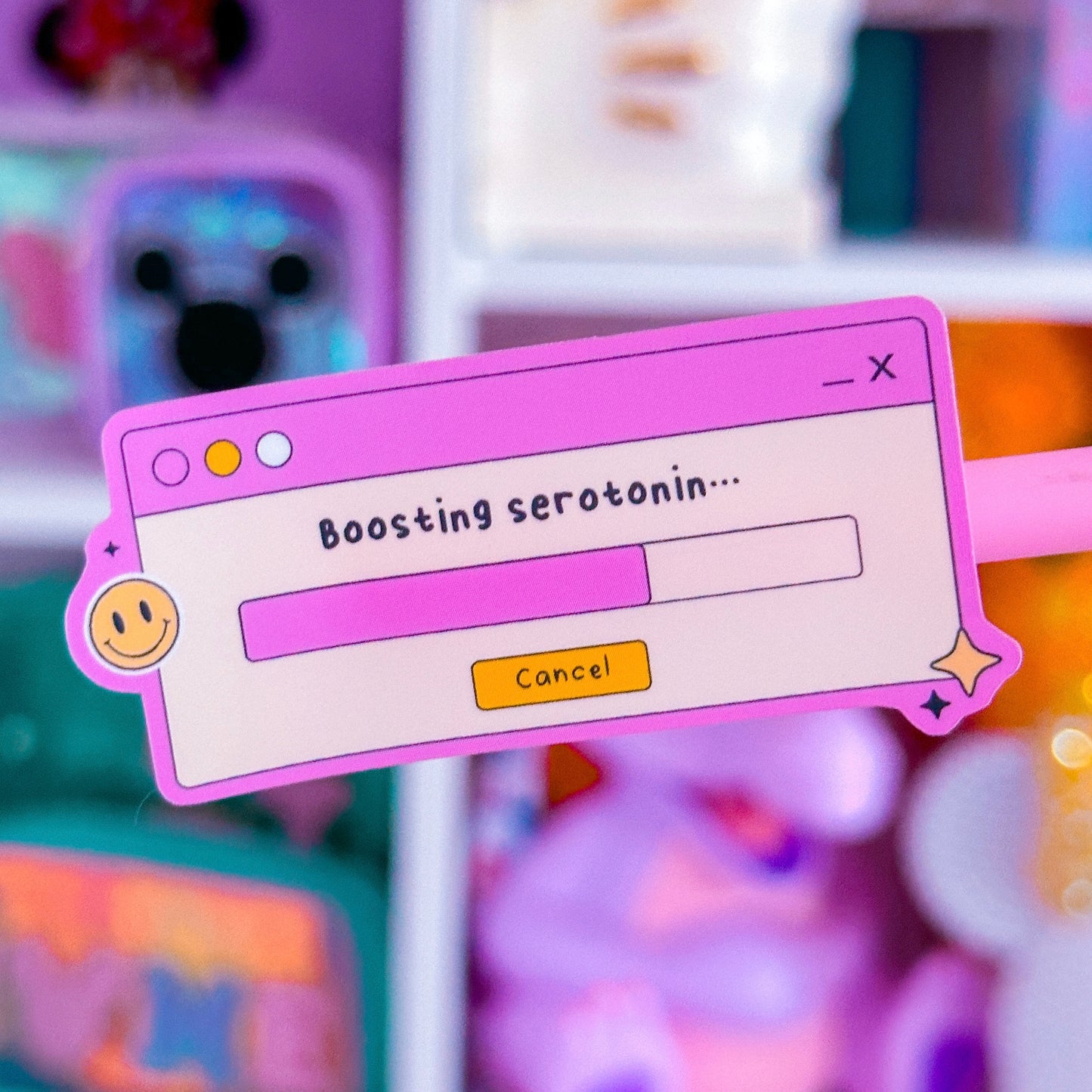 Waterproof Sticker - Boosting Serotonin