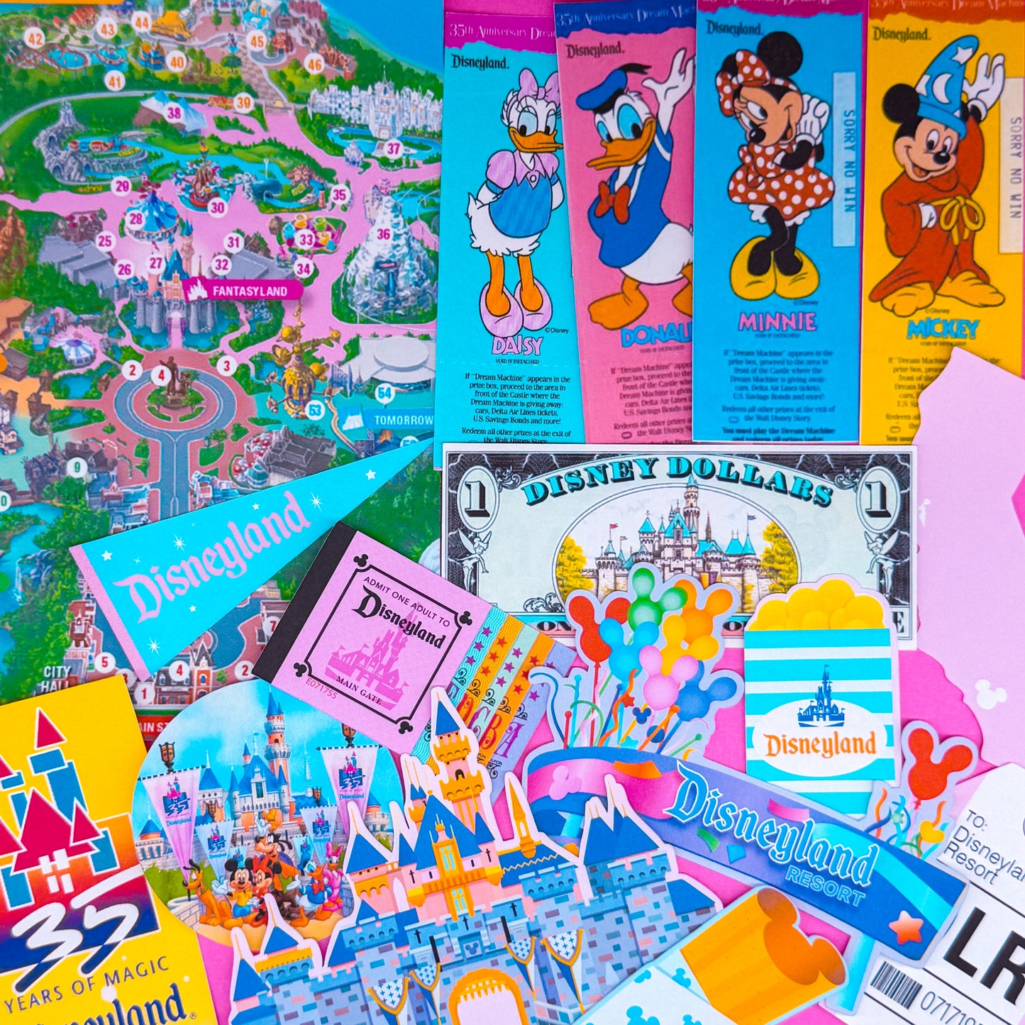 NEW! STICKER SCRAP PACK - Modern DLand