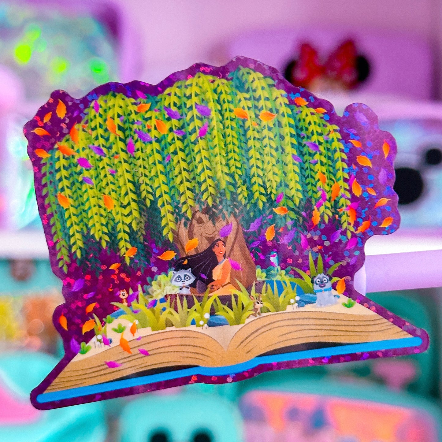 Waterproof Sticker - (Pocahontas) Storybook