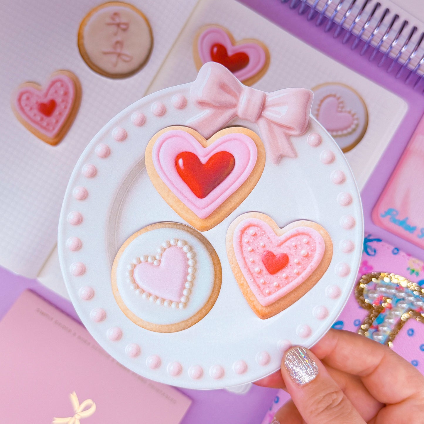 NEW! Journaling Paper Sticker - Lovely Cookies Sticker SET