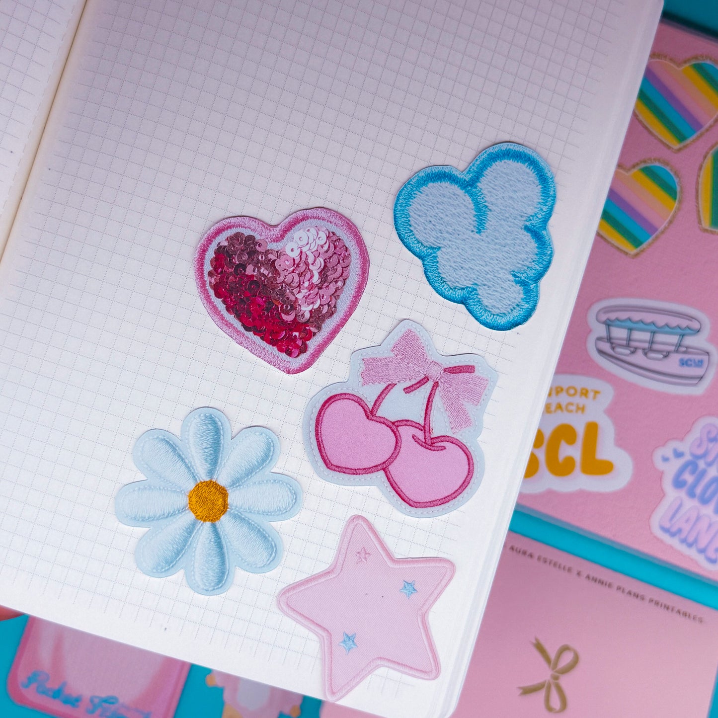 NEW! Journaling Paper Sticker - Assorted Patch Sticker SET