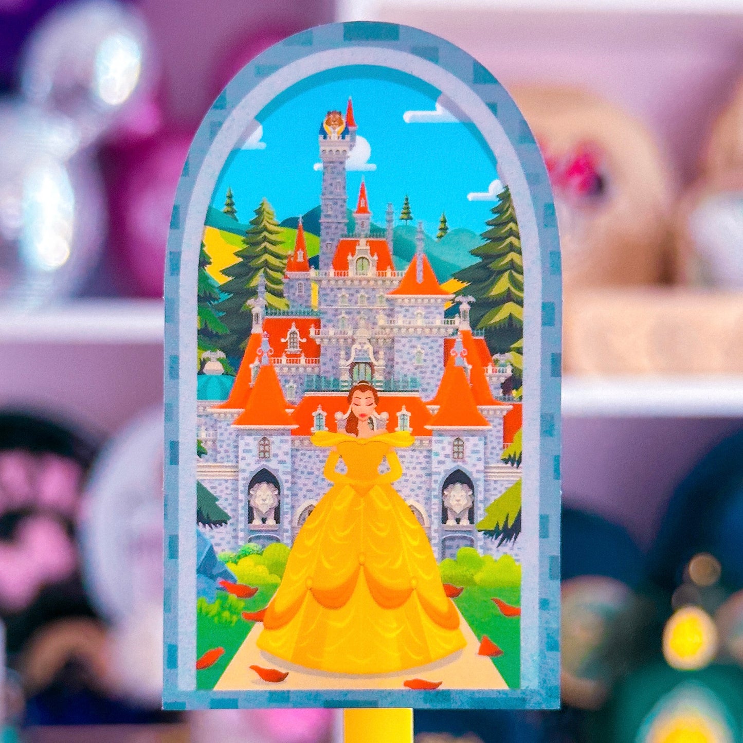 Waterproof Sticker - Castle Window (Belle)