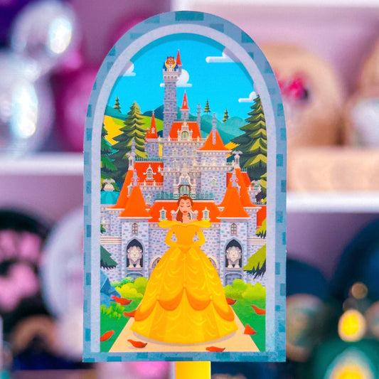 Waterproof Sticker - Castle Window (Belle)