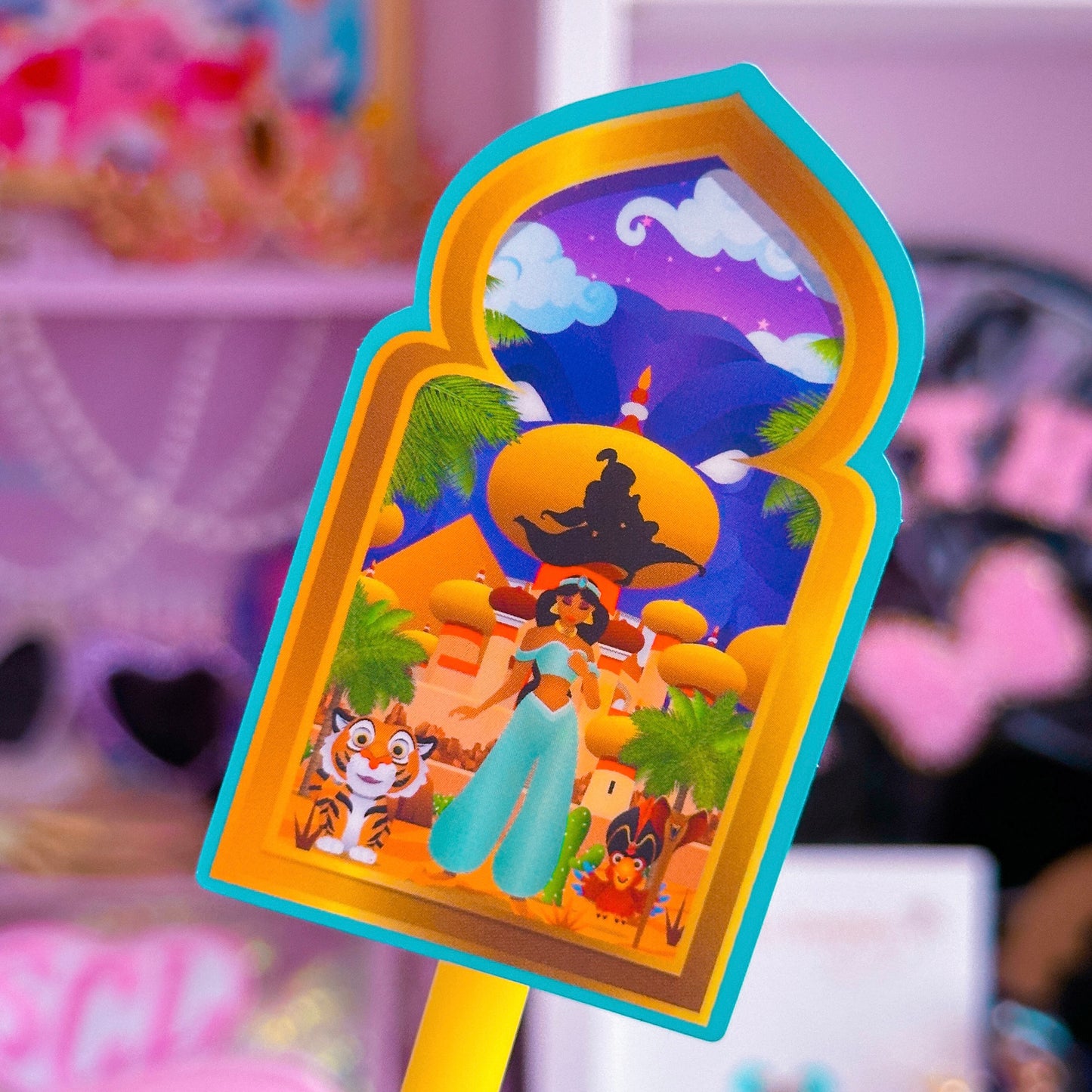 Waterproof Sticker - Castle Window (Jasmine)