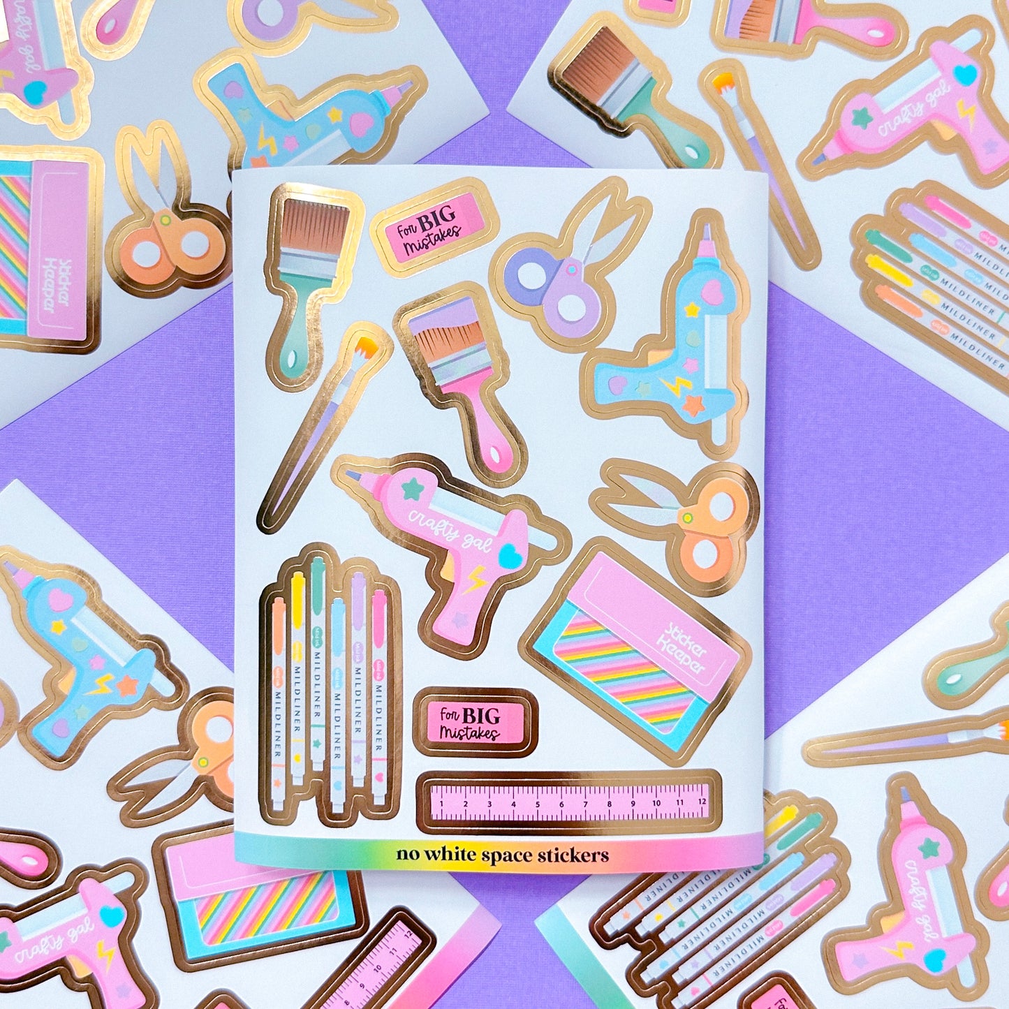 FOILED Paper Deco Stickers - Craft Tools