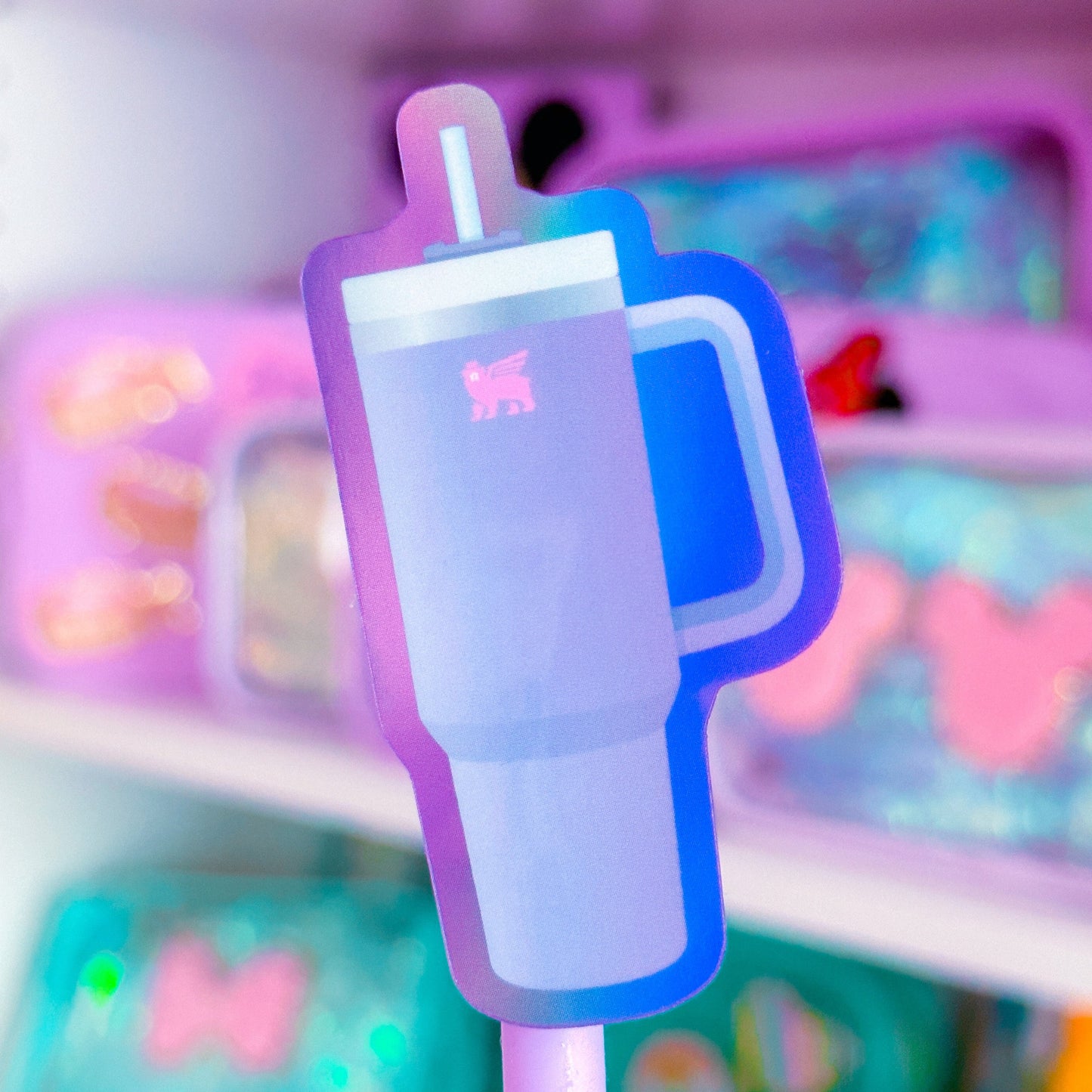 Waterproof Sticker - Water Cups