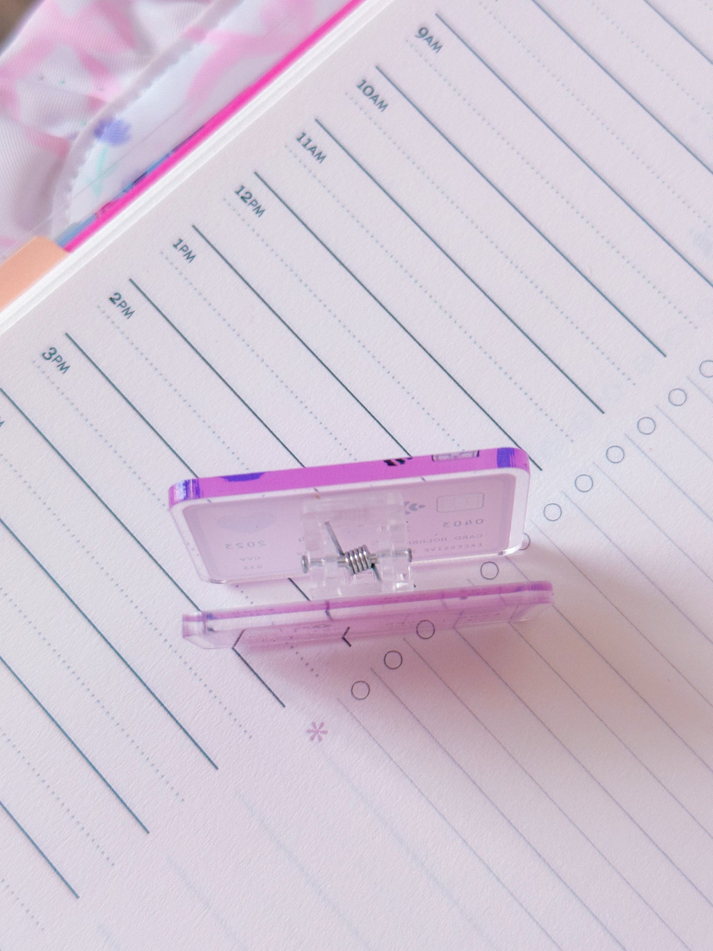 Mini Acrylic Clip - Credit Card