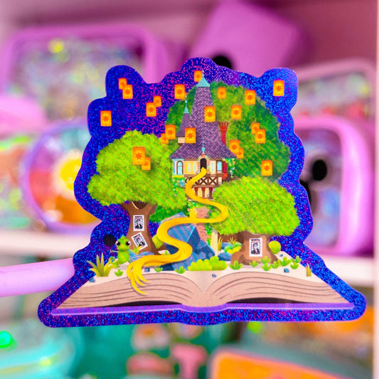Waterproof Sticker - (Rapunzel)Storybook