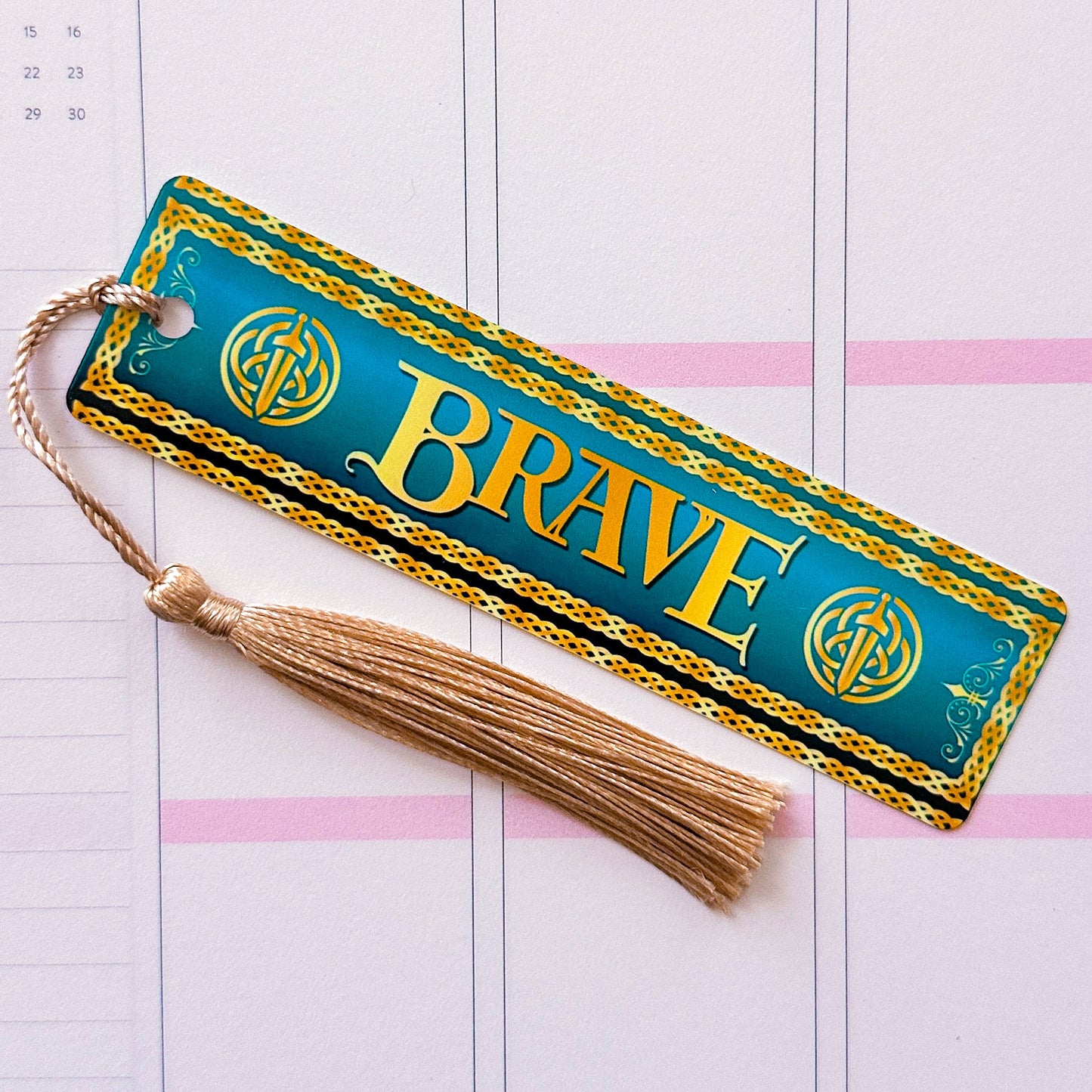 Metal Bookmark - Storybook Book Spine (Merida)