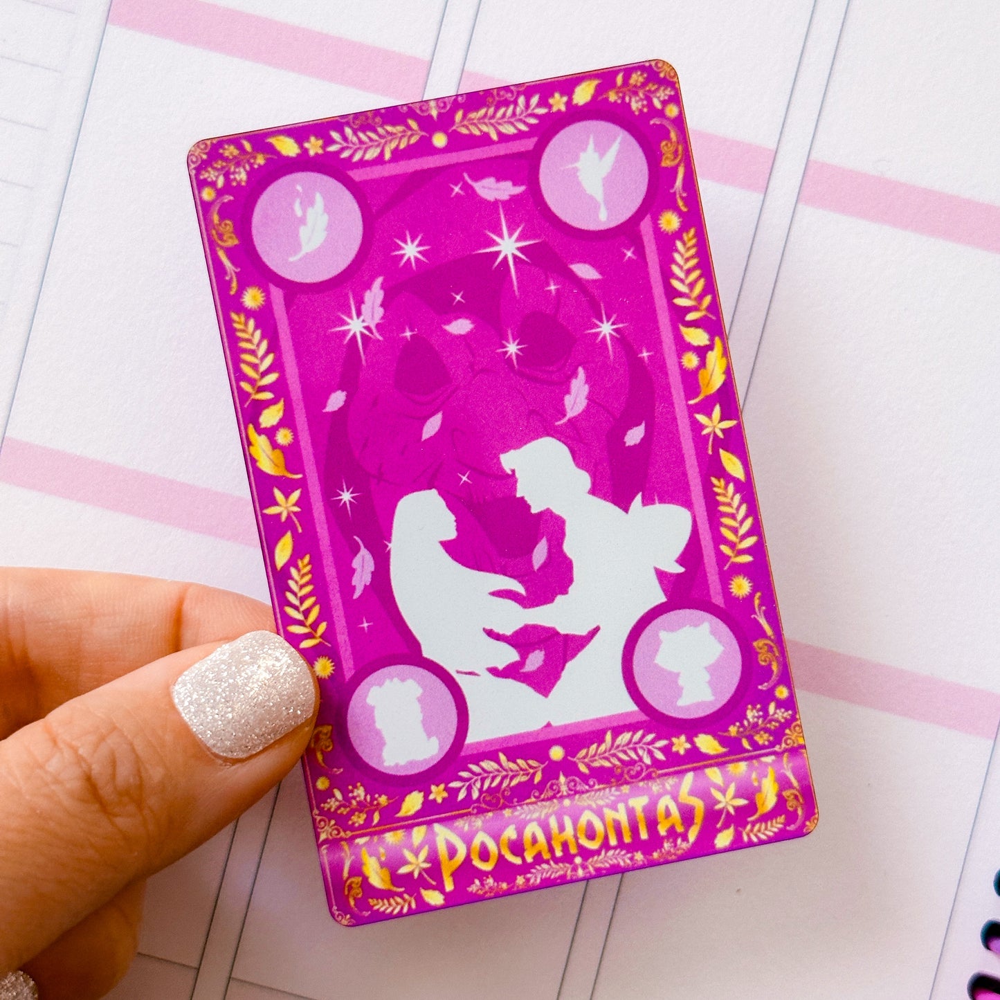 Metal Washi Card - Storybook Cover (Pocahontas)