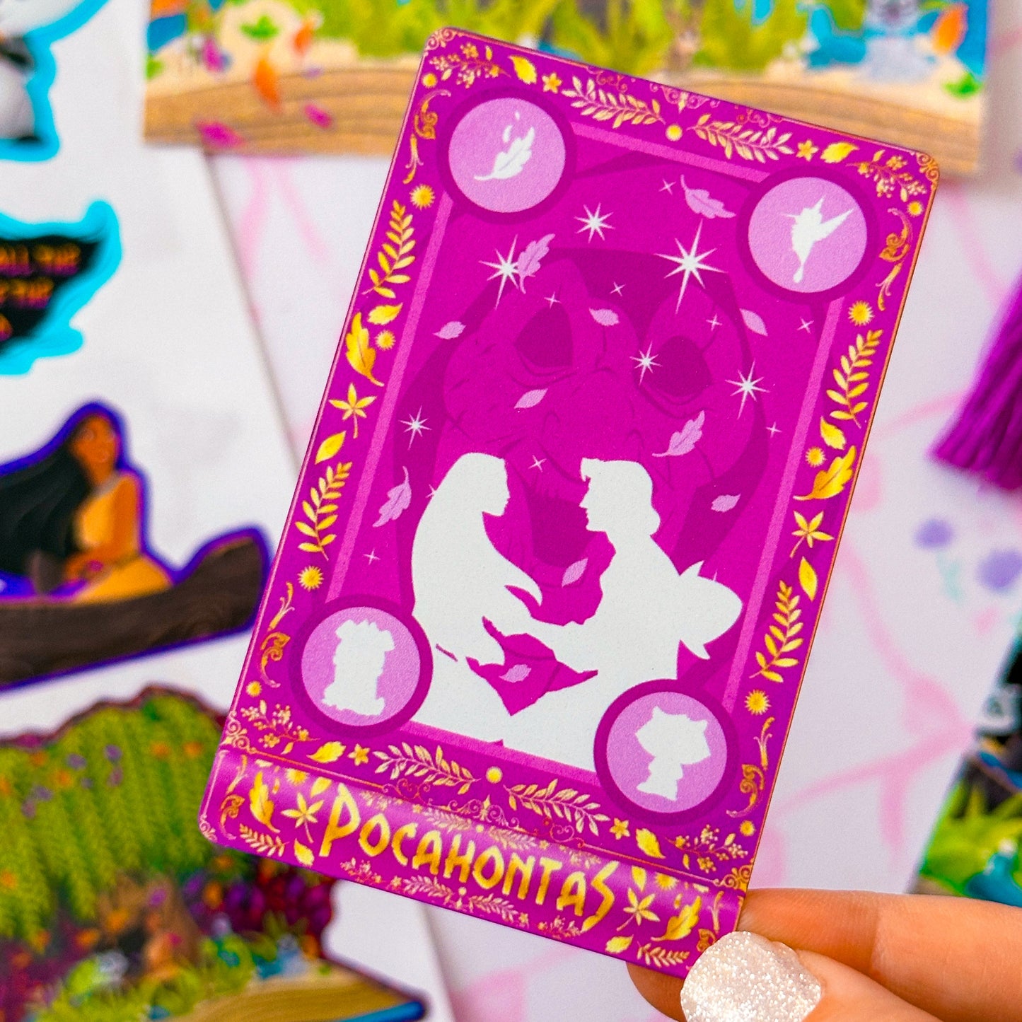 Metal Washi Card - Storybook Cover (Pocahontas)