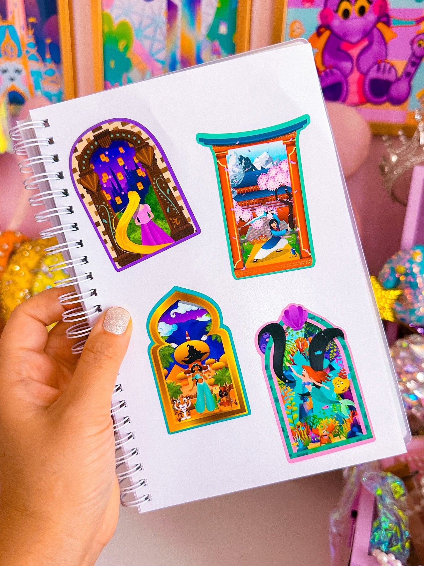 Waterproof Sticker - Castle Window (Merida)