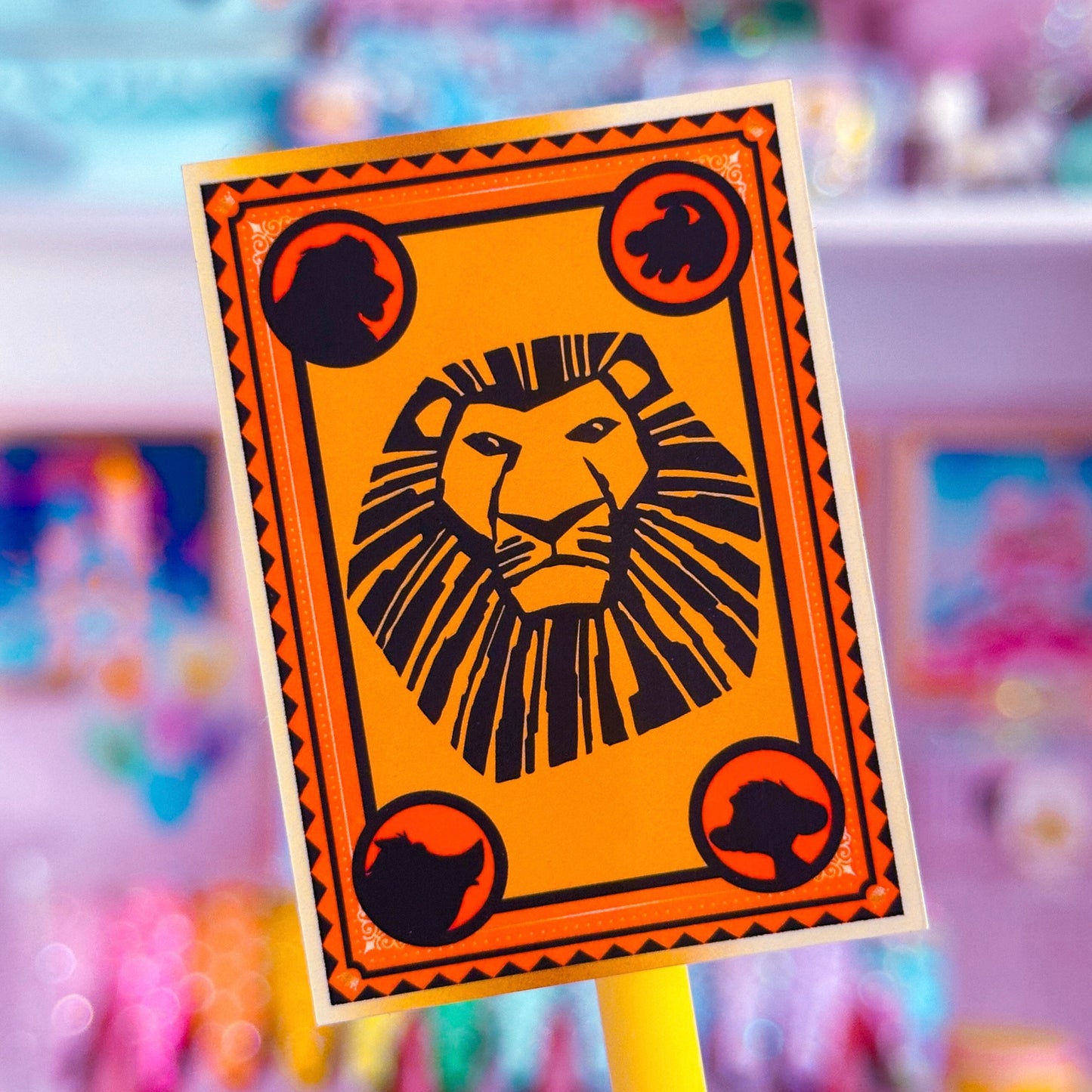 Waterproof Sticker - (Lion King) Book Cover