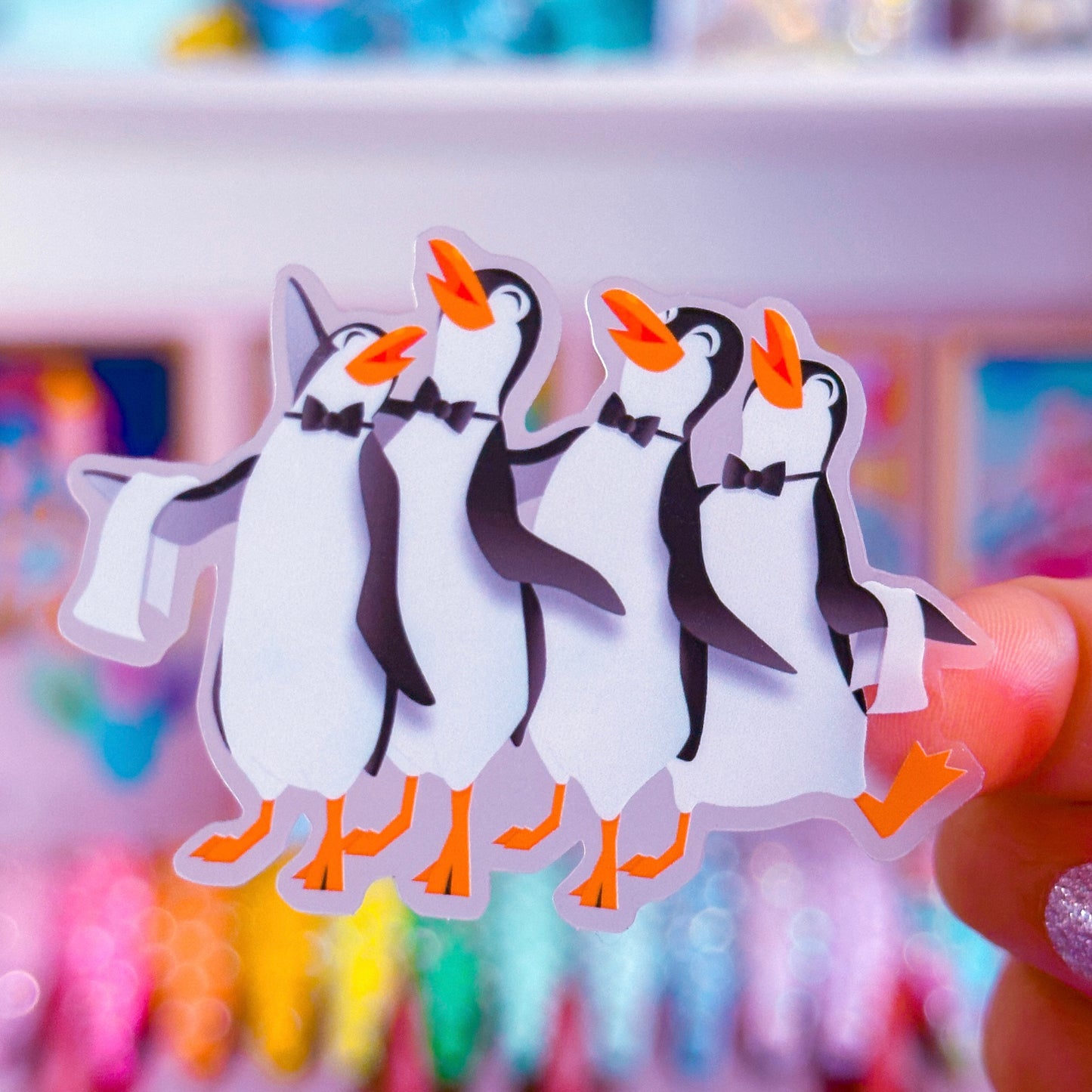 Waterproof Sticker - (Mary Poppins) Penguin Waiters