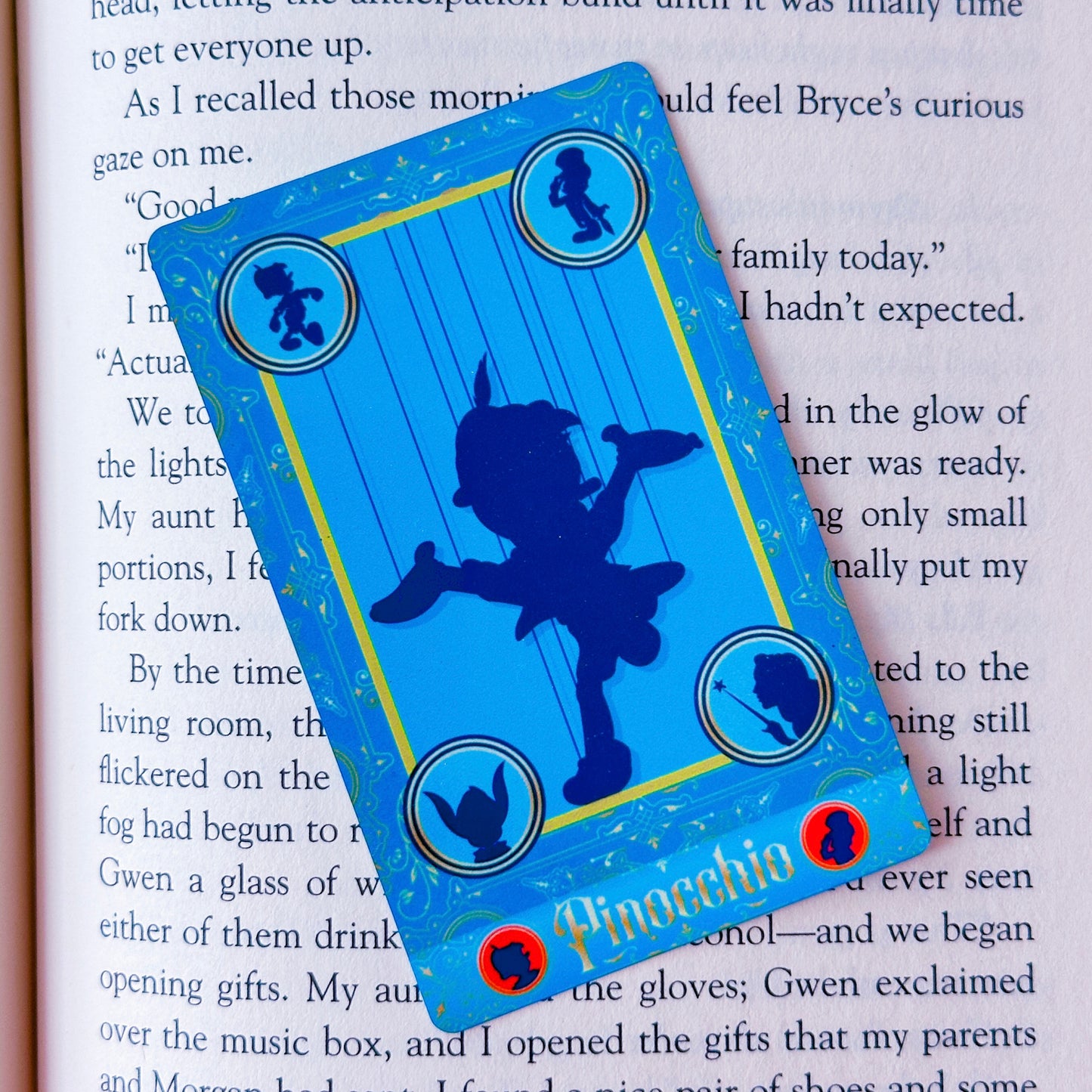 Metal Washi Card - Storybook Cover (Pinocchio)