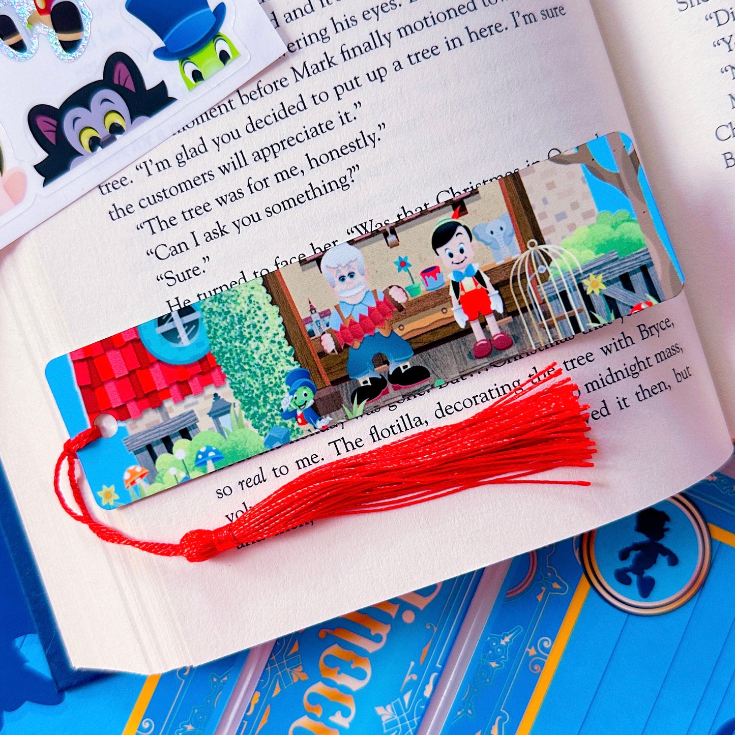 Metal Bookmark - Storybook Profile (Pinocchio)