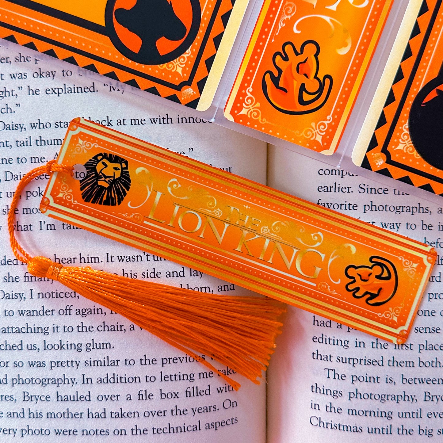 Metal Bookmark - Storybook Book Spine (Lion King)