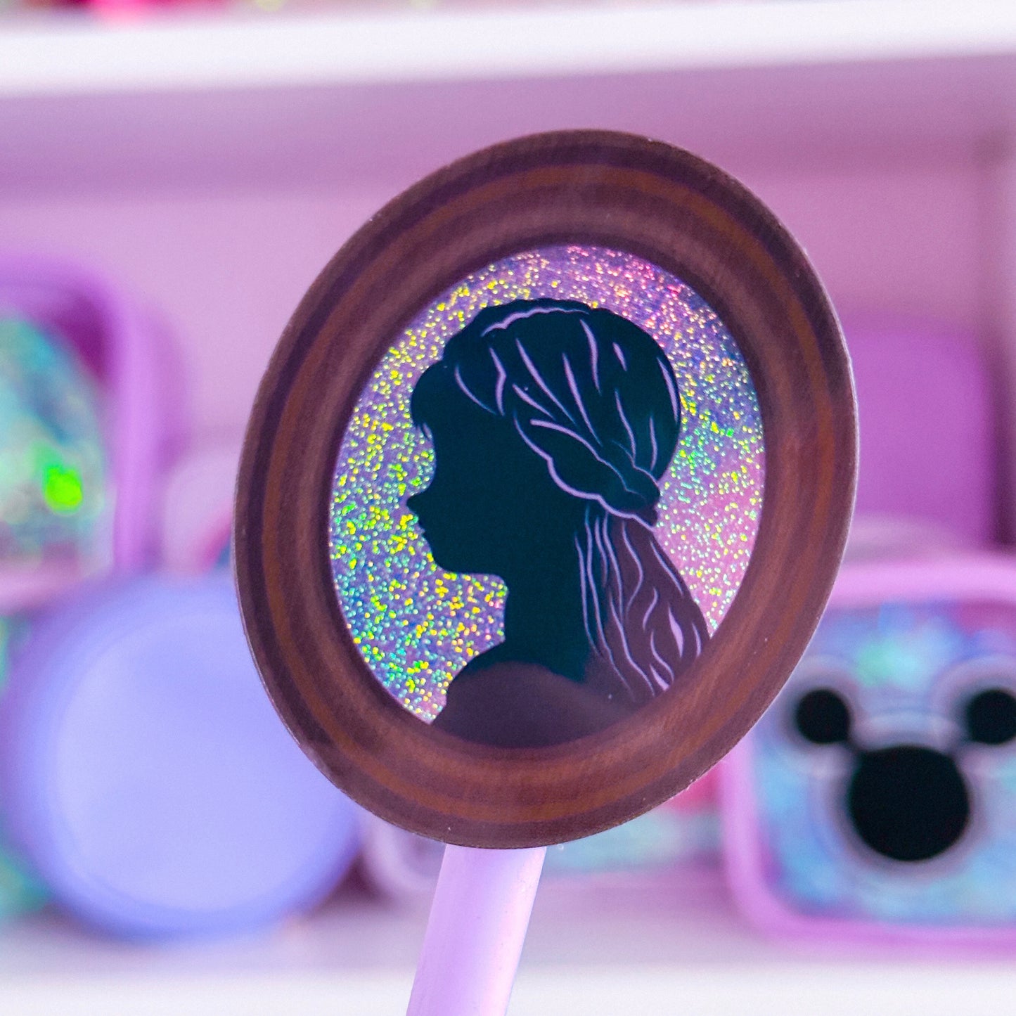 Waterproof Sticker - (Frozen) Princess Profile (Anna)