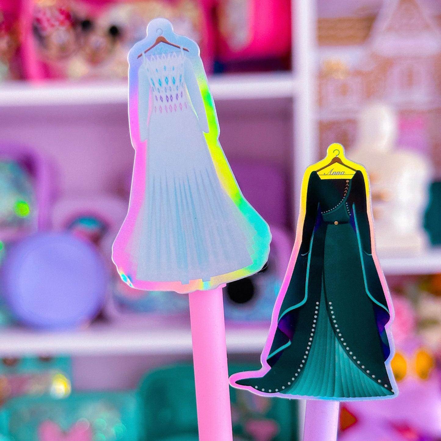 Waterproof Sticker - (Frozen) Princess Dress