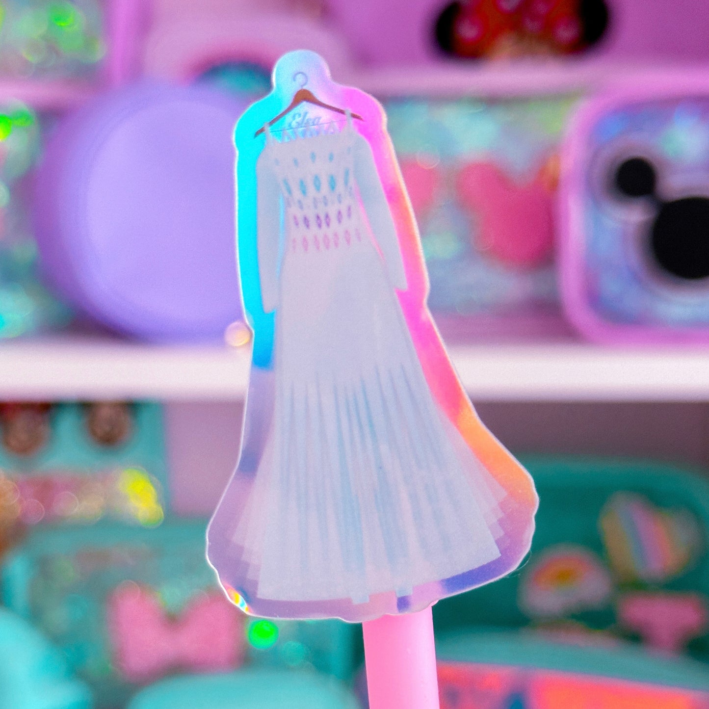 Waterproof Sticker - (Frozen) Princess Dress